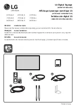 LG 65TR3DJ-B Installation Manual предпросмотр