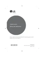 Предварительный просмотр 1 страницы LG 65uf770v Reference Manual