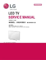 Предварительный просмотр 1 страницы LG 65UH9500 Service Manual