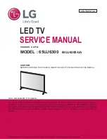 LG 65UJ6300 Service Manual предпросмотр