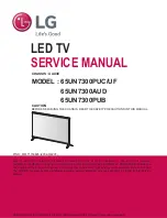 LG 65UN7300AUD Service Manual предпросмотр