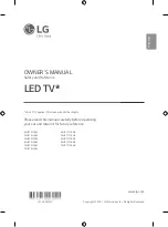 Preview for 3 page of LG 65UP771C0SB Manual