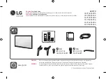 LG 65UT640S0DA Easy Setup Manual предпросмотр