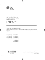 Предварительный просмотр 9 страницы LG 65UT640S0UA Easy Setup Manual