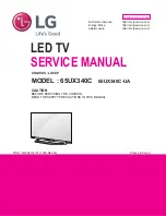 LG 65UX340C Series Service Manual preview