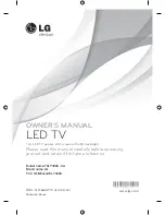 LG 70LY390C-CA Owner'S Manual предпросмотр