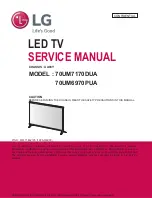 Предварительный просмотр 1 страницы LG 70UM6970PUA Service Manual