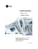 LG 71PY1M -  - 71" Plasma Panel Owner'S Manual preview