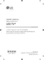 LG 75SM99 Series Owner'S Manual предпросмотр