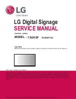 LG 75UH5F Service Manual предпросмотр