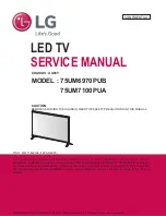 Предварительный просмотр 1 страницы LG 75UM6970PUB Service Manual