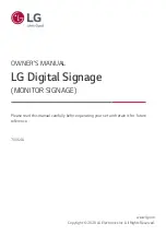 Предварительный просмотр 1 страницы LG 75XS4G Owner'S Manual