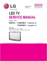 Предварительный просмотр 1 страницы LG 79UB980T Service Manual