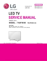 Предварительный просмотр 1 страницы LG 79UF9500 Service Manual