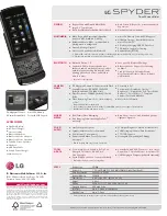 Preview for 2 page of LG 830 Specifications