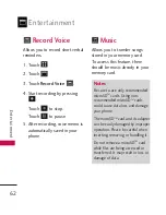 Preview for 64 page of LG 840 User Manual