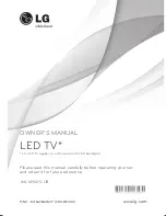 LG 84LM9600-UB Owner'S Manual предпросмотр