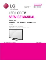 Preview for 1 page of LG 84LM9600 Service Manual