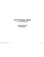 Предварительный просмотр 54 страницы LG 84LM9600 Service Manual