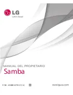 Preview for 1 page of LG 8575 (Spanish) Manual Del Propietario