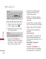 Preview for 59 page of LG 8575 (Spanish) Manual Del Propietario