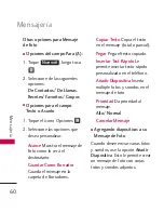 Preview for 61 page of LG 8575 (Spanish) Manual Del Propietario