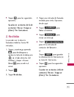 Preview for 72 page of LG 8575 (Spanish) Manual Del Propietario