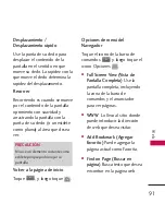 Preview for 92 page of LG 8575 (Spanish) Manual Del Propietario