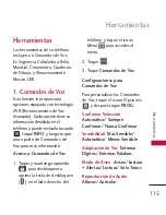 Preview for 116 page of LG 8575 (Spanish) Manual Del Propietario