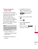 Preview for 122 page of LG 8575 (Spanish) Manual Del Propietario