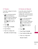 Preview for 132 page of LG 8575 (Spanish) Manual Del Propietario