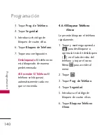 Preview for 141 page of LG 8575 (Spanish) Manual Del Propietario