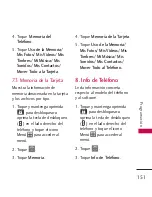 Preview for 152 page of LG 8575 (Spanish) Manual Del Propietario