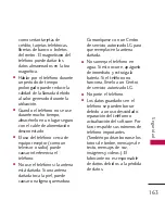 Preview for 164 page of LG 8575 (Spanish) Manual Del Propietario