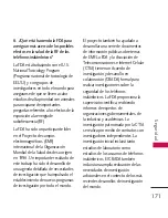 Preview for 172 page of LG 8575 (Spanish) Manual Del Propietario