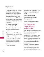 Preview for 177 page of LG 8575 (Spanish) Manual Del Propietario