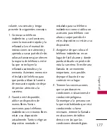 Preview for 178 page of LG 8575 (Spanish) Manual Del Propietario