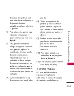 Preview for 192 page of LG 8575 (Spanish) Manual Del Propietario