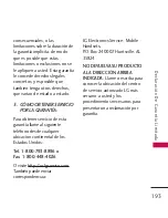 Preview for 194 page of LG 8575 (Spanish) Manual Del Propietario