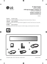 LG 86BH5F Installation Manual предпросмотр