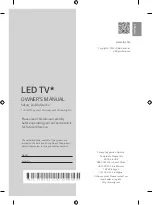 LG 86NANO75 Series Owner'S Manual preview