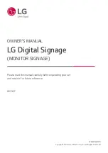 Предварительный просмотр 1 страницы LG 86TN3F Owner'S Manual