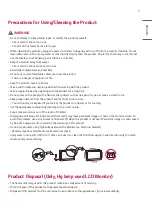 Предварительный просмотр 7 страницы LG 86TN3F Owner'S Manual