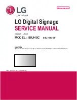 LG 86UH5C Service Manual предпросмотр