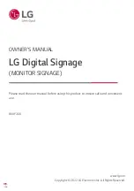 LG 86XF3SK Owner'S Manual предпросмотр