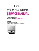 Предварительный просмотр 1 страницы LG 901B Service Manual