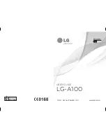 Preview for 1 page of LG A100 User Manual