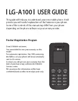 Preview for 4 page of LG A100 User Manual