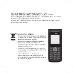 Preview for 2 page of LG A110 User Manual