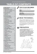 Preview for 2 page of LG A122CS NF0 Owner'S Manual